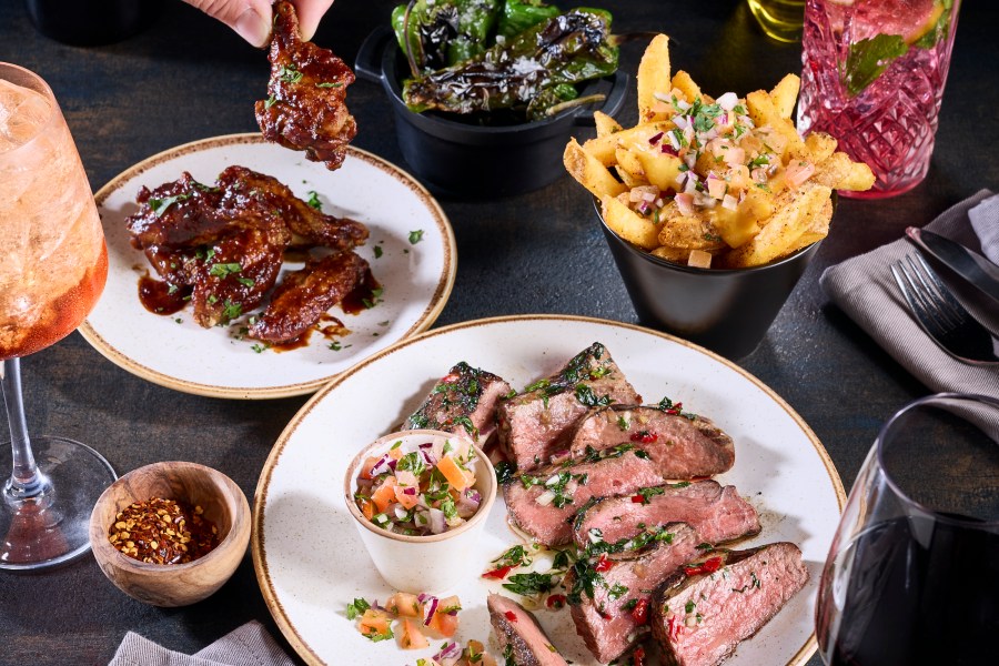 new winter dishes on table