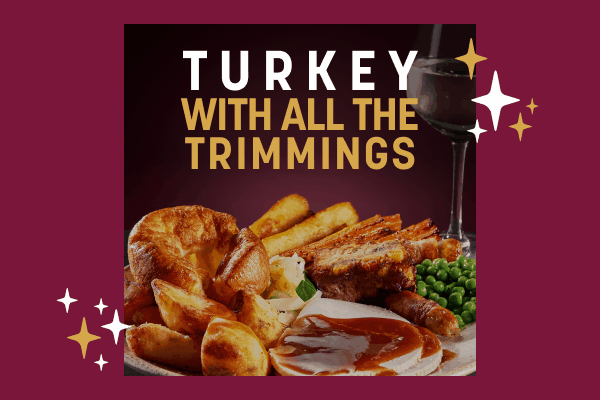 christmas dinner at bar + block