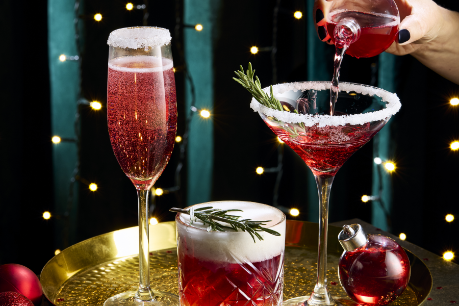 bar + block christmas drinks