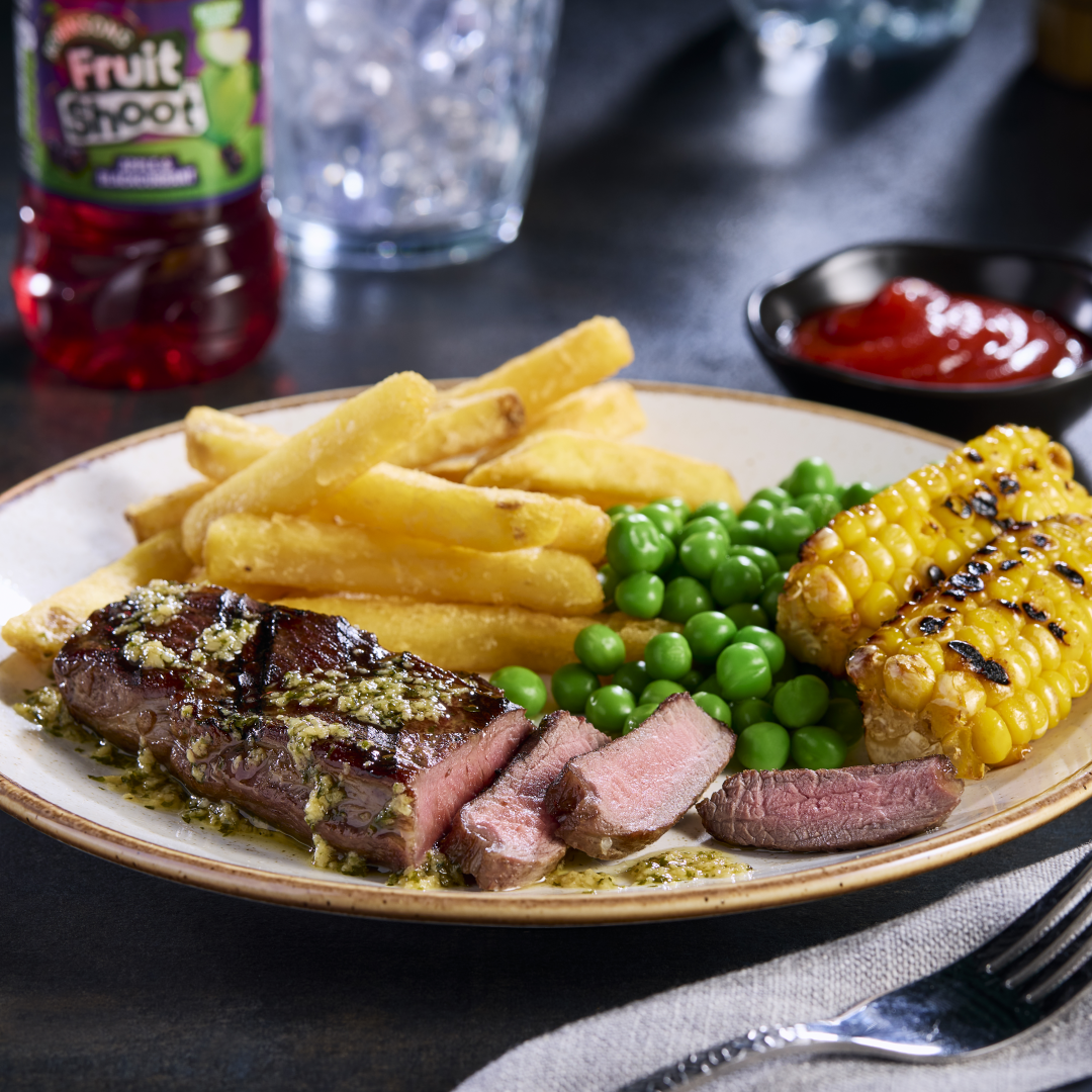 bar and block christmas turkey dinner on plate