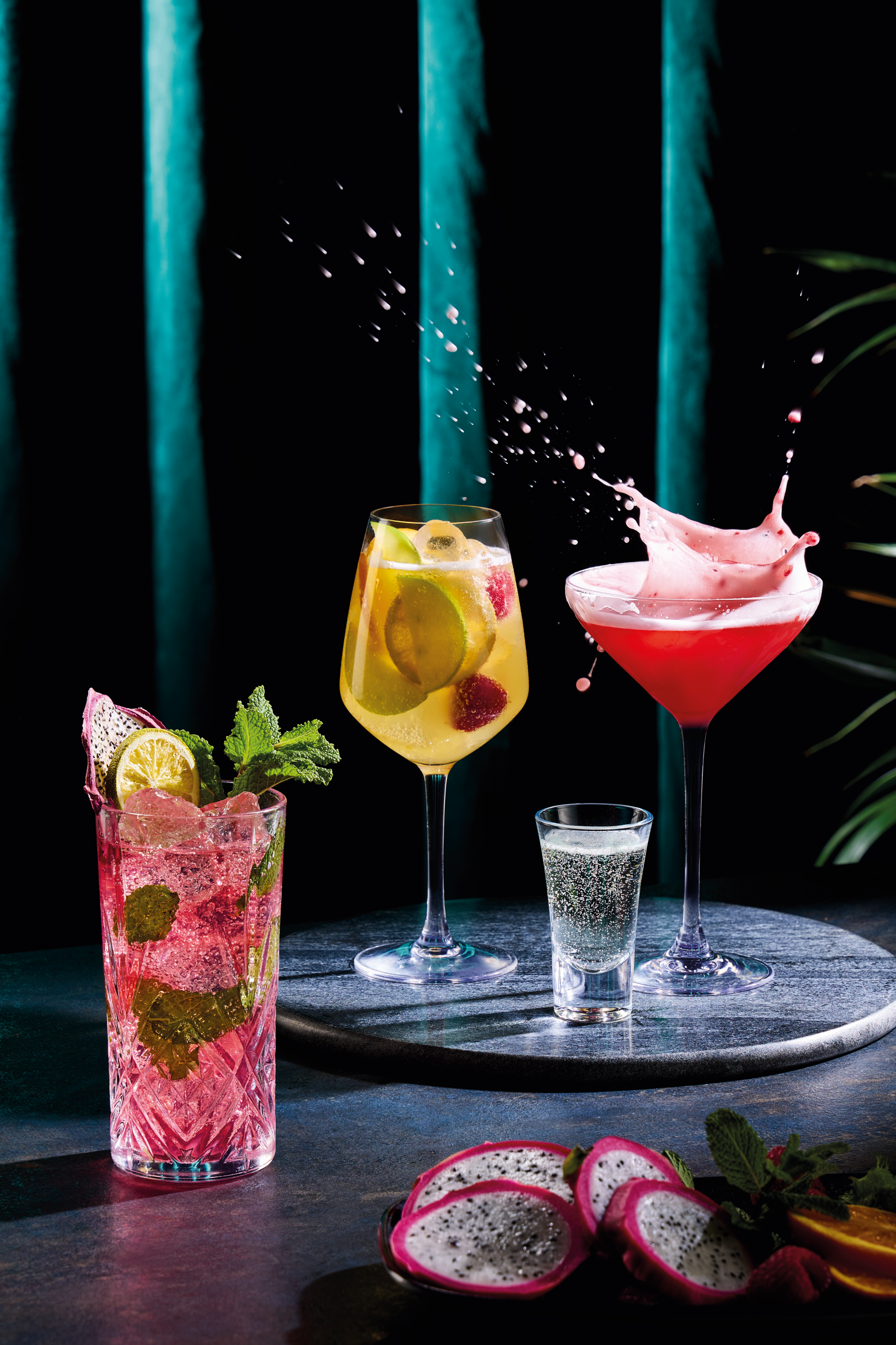 bar + block cocktail drinks 